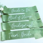 Bride To Be Team Bride Bridesmaid Sash Bachelorette Hen Party Favors Wedding Engagement Bridal Shower Proposal Decor Photo Props