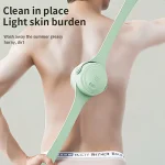 Hot Selling USB Electric Long Handle Silicone Bath Brush Electric Rotating Body Shower Cleaner Brush for Body with 4 Brush Heads