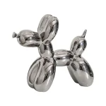 11/21CM Mini Ceramic Balloon Dog Sculpture Abstract Ornament Study Room Statue Home Office Accessories Festival Decoration ﻿ 5