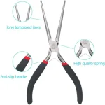 Multi tool Long Nose Plier Needle Nose Plier Forceps Repair Hand Tool 3