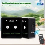Rainforest Sprayer WiFi Control Automatic Mist Rainforest Timing Spray System Kit Irrigation Timer Reptile Sprayer Humidifier 3