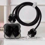 Charger Protector Cable Organizer For iPhone 15 14 11 13 18W 20W Charging Protection Cover Data Cable Management Cord Winder Kit 6
