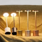 3 Colors in 1 Lamp LED Table Lamp Touch Switch Type C Rechargeable Bedside Night Light Portablefor Club Bar Room Ambient Decor 5