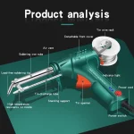 Automatically Iron Welder Soldering Gun New Multi-Function Hand-Held Internal Heating Send Tin Welding Repair Tool 220V/110V 60W 6