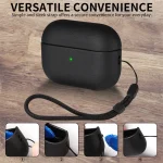 Leather grain Case For AirpPods Pro 2 For Airpods Pro 3 Case Airpods 4 3 Apple Bluetooth Earphone Accessories Protect Machine 2