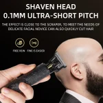 Haircut Razor for Men Rechargeable Clipper Shaver Adult Electric Vintage Clipperrazor Home USB Charging Barber Shop Black Dragon 4