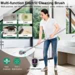 Electric Bathroom Cleaning Brush 10 in 1 Multifunctional Household Wireless Electric Spin Scrubber Cleaning for Kitchen Toilet 2