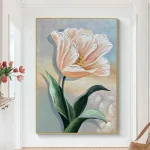 New Handmade Knife Flower Oil Painting Large Size 100% Handpainted Oil Painting On Canvas Wall Art Picture Home Decoration 6