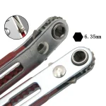 Multifunctional Bidirectional Forward and Reverse Ratchet Screwdriver Elbow Flat Head Wrench Cross Screwdriver Slotted Tool 5