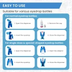 Reusable Eyedrops Holder Eye Drops Bottle Helper Eye Ointments Drops Holder Device Eyedrop Guide Aid Help Applicator Care Tool 4