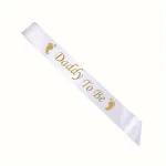 Mommy Mum To Be Sash Baby Boy Girl Baby Shower Decoration Sash Newborn Party Decoration Etiquette Belt 6