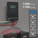 SUMRY 4KW 6KW 120V Off Grid Solar Inverter 24V 140A 5600W MPPT Charger Pure Sine Wave Home Inverter 6.25 Inch LCD Display 2