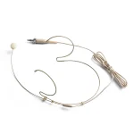Double Earhook Headset Microphone Headworn Omnidirectional Condenser Cartridge Microphone For Sennheiser For Shure Wireless 2