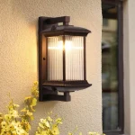 Outdoor Wall Lamp Metal Waterproof Outside Wall Lights AC90-260V Exterior Wall Lighting for Hotel Villa Big Porch Garden Gate 3