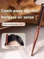 Hair Fluffy Comb  Handle Hair Brush Anti-static Barber Hair Comb Scalp Massage Hairdresser Styling Tool 3