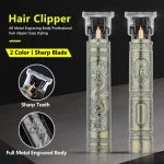 Retro T9 Original Haircutting Machine Set Jackets Trimmer Men's Electric Shaver Male Lence Pro Barber Shaver for Sensitive Areas 2