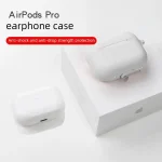 For AirPods Pro Protective Case Silicone New Solid Color Apple Bluetooth Headset Soft Case Protective Cover 5