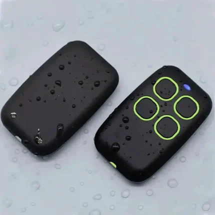 433MHz RF Wireless Remote Control 4 Keys Waterproof Copy Code Duplicator for Garage Door Gate Light Samrt Home Remote Opener