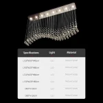 Modern Pendant Ceiling Lamps Suspension Lighting Living Room Pendant Lamp for Kitchen Over the Table Crystal Chandelier Pendants 5