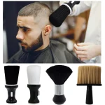 Soft Hair Brush Neck Face Duster Hairdressing Hair Cutting Broken Hair Cleaning Brush for Barber Salon Hairdressing Styling Tool