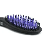 Hair Straightener Brush Ceramic Fast Straightening Heating Hot Comb Women's Smoothing Brush Styling Tool Curling Iron 6