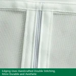 Zippered No-Drill Self-Adhesive Window Screen, Easy Mosquito and Insect Protection for Living Rooms and Bedrooms 5