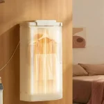 Wall-Mounted Clothes Dryer with Hot Air Circulation, Rainy Day Garment Drying System, No Installation Required
