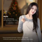 Ulanzi F12 Mini Camera Flash Speedlite GN12 LCD Standard Hot Shoe Mount for Sony Canon Nikon Panasonic Olympus DSLR Camera 5