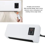 Wall Mounted Air Conditioner Easy To Operate Low Noise Portable Efficient Space Saving Wall Hanging Heater Cooler for Bathroom 5