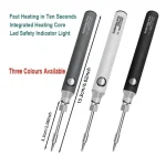Wireless Charging Electric Soldering Iron Solder Iron USB 5V8W Fast Charging lithium battery Portable Repair Welding Tools