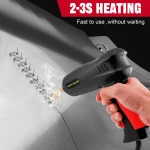 Multi-Purpose 200W Plastic Welding Gun Kit 4/6 Types Staples,With Soldering Tip For Bumper Repair Kayak Fixing & Plastic Bonding 3
