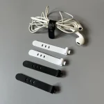 50pcs Cable Organizer Ties Clip Charger Cord Management Silicone Wire Manager Mouse Earphone Holder Data Line Winder Straps 5