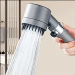 Three Speed Adjustment Bathroom Supplies Head Massage Portable Shower Filter Showers for Bathroom Accessories Showerhead Items 5