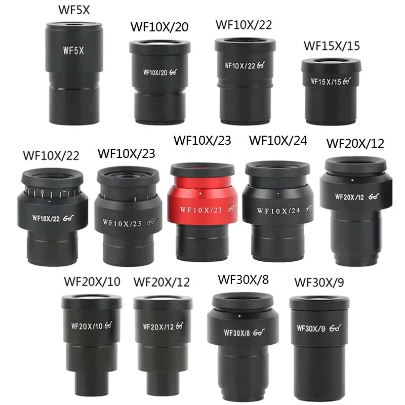 2PCS WF5X WF10X WF15X WF20X WF30X Wide Field Eyepiece For Binocular Trinocular Stereo Microscope 30MM Installation Interface 2PCS WF5X WF10X WF15X WF20X WF30X Wide Field Eyepiece For Binocular Trinocular Stereo Microscope 30MM Installation Interface