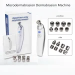Handheld Diamond Microdermabrasion Machine Blackhead Removal Facial Skin Care Beauty Device Diamond Dermabrasion Machine Tips 5