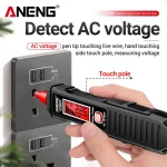 VD807 One-word Induction Portable 50/60Hz Smart Electric Pen Tester NCV Sensor AC 12-300V Non-contact Wire Detector Tools 2