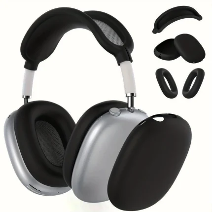 3 in 1 Soft Silicone Skin Protector Headphones Case For Airpods Max Cases Anti Scratch Shockproof Earphone Cover Accessories