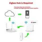 Ewelink ZigBee Smart Temperature Humidity Sensor Battery Powered APP Control Thermometer Hygrometer Controller For Alexa Google 5