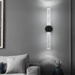 Nordic Bubbles Crystal Rod LED Wall Lamp Bedroom Bedside Living Room Wall Light Aisle Interior Home decoration AC85-265V 3