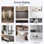 Motion Sensor Light Wireless LED Night Light USB Rechargeable Night Lamp Cabinet Wardrobe Lamp Under Backlight For Kitchen Led 6