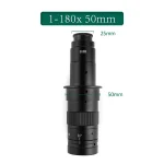 Magnification Adjustable 180X 150X 130X Zoom C Mount Lens 0.7X~4.5X Magnification For HDMI USB Industry Video Microscope Camera 5
