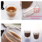 Nespresso Coffee Mug Heat Resistant Double Wall Tea Glass Cup Beer Coffee Handmade Creative Cold Beverage Transparent Drinkware 5