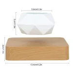 Levitating Air Bonsai Pot Rotation Flower Pot Planters Magnetic  Suspension Floating Pot Potted Plant Home Desk Decor 4