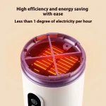 Mini Portable Folding Electric Dryer PTC Heating Clothes Dryer 360° Hot Air Circulation Shoe Dryer Quick Drying Machine Travel 3