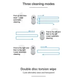 Two-way spray window cleaner machine man automatic electric large suction household high-rise glass window cleaner machine man 4