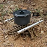 Folding Portable Stainless Steel BBQ Grill BBQ Grill Mini Pocket BBQ Grill Barbecue Accessories For Home Park Use 2