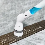 Electric Spin Scrubber Bathroom Scrubber Cordless Shower Scrubber with 5 Replaceable Brush Heads for Bathroom Kitchen Cleaning
