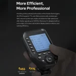 Godox X3 X2 Xpro XproII Set-Top Flash Flash Trigger TTL 1/8000s HSS LCD Screen for Canon Nikon Sony FujiLeica Camera Photography 4