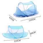 Baby Bedding Crib Netting Portable Foldable Sleeping Net Newborn Mosquito Tent Children Bed Tent Mosquito Net for Baby Crib 6