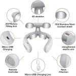 Portable Smart Neck Massager USB Charging for Cervical Pain Relief for Neck PainElectric Deep Tissue Massager for Neck 2